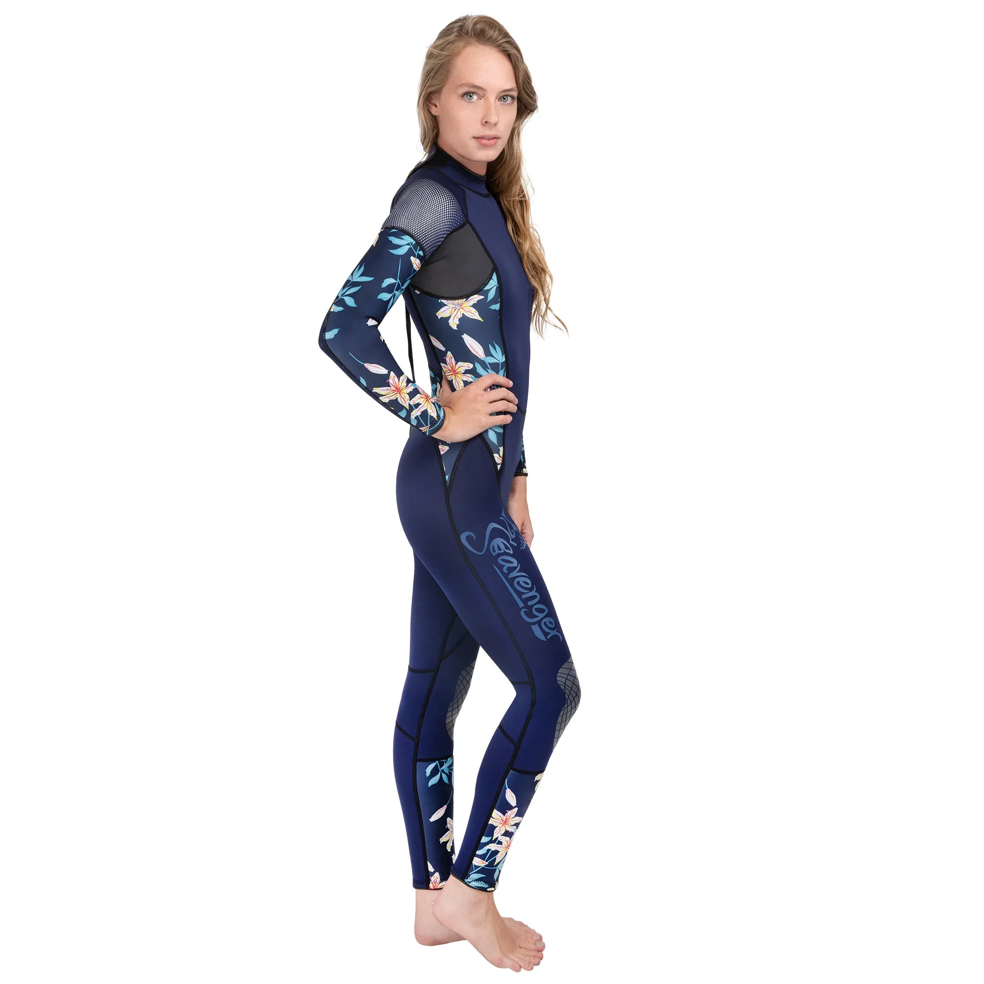 Alpha 3mm Women’s Wetsuit - Dark Floral