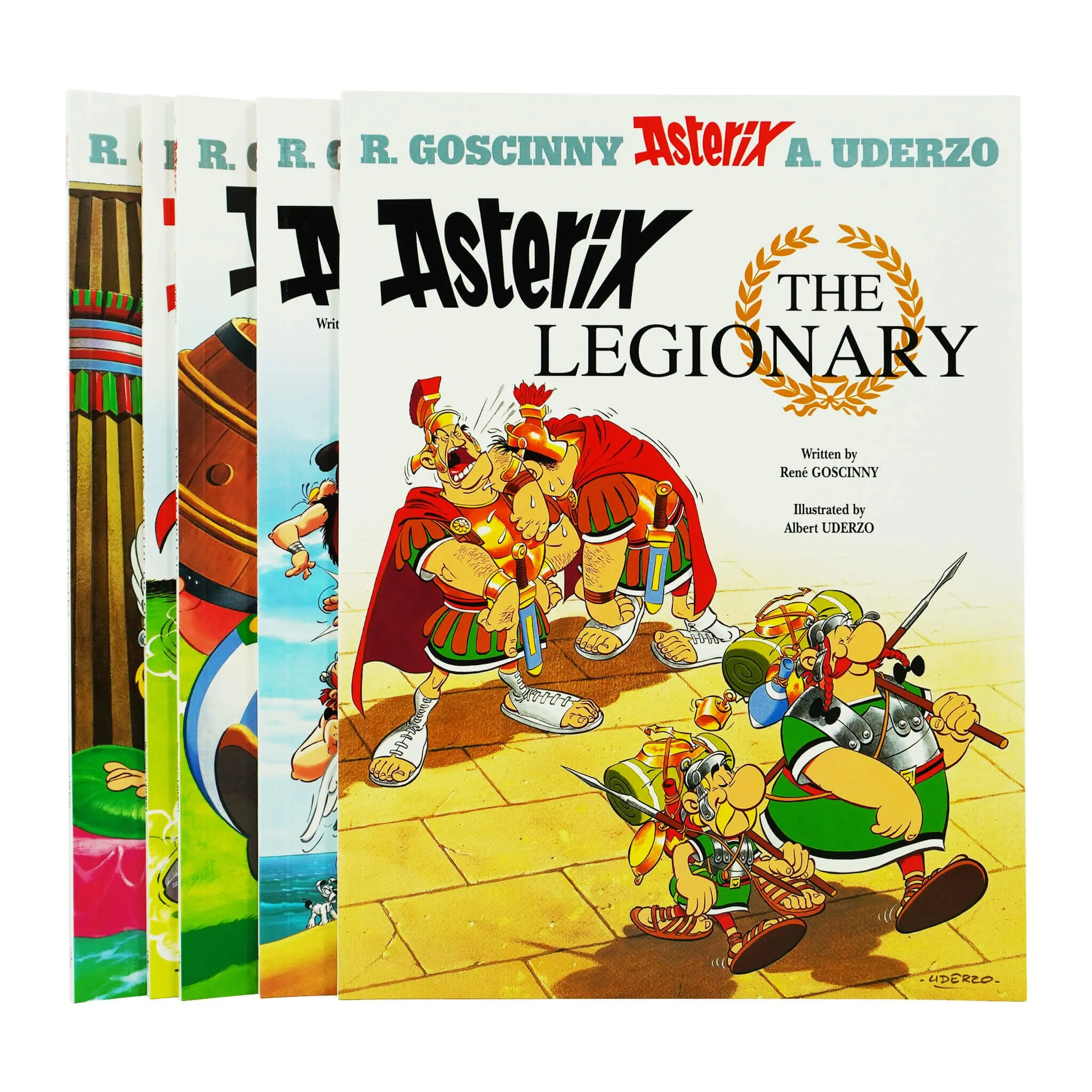Asterix Series 2 (Book 6-10) by Goscinny & Uderzo: 5 Books Collection Set - Ages 6-11 - Paperback