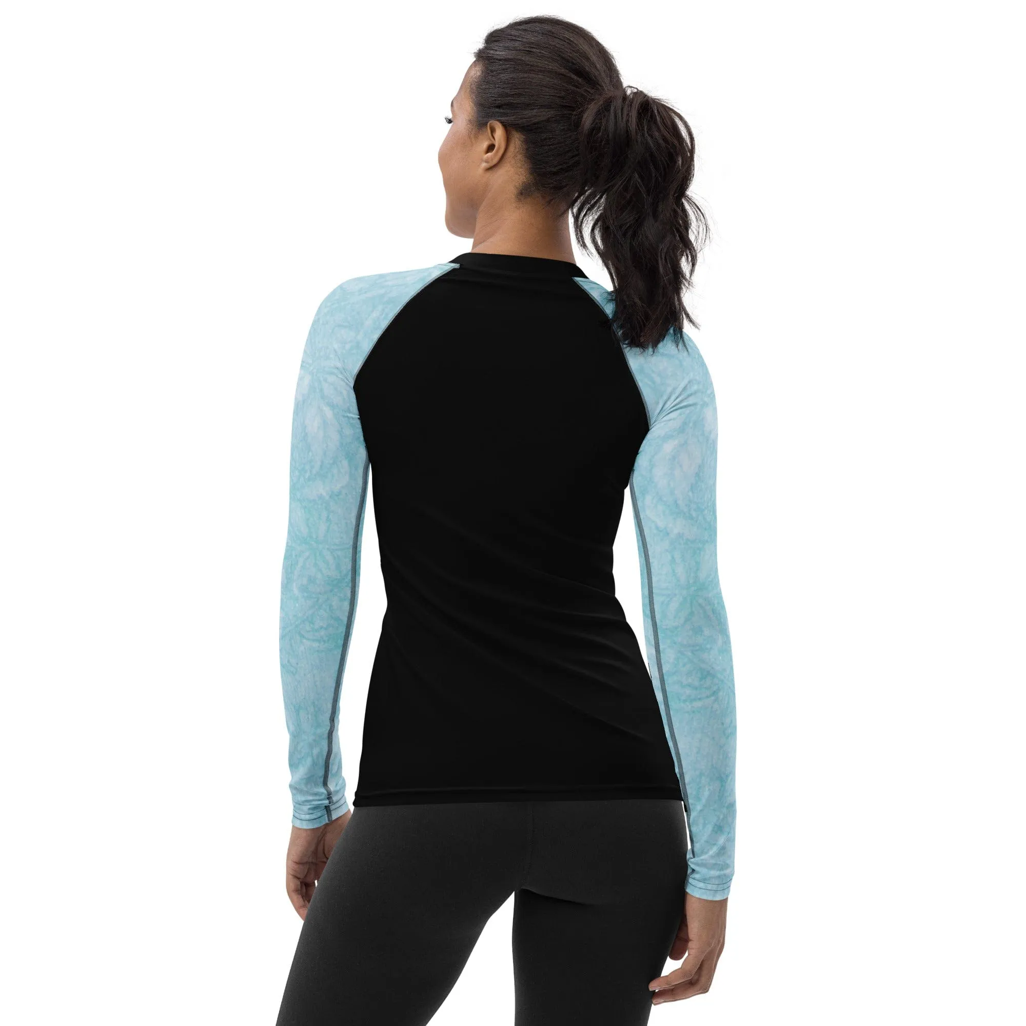 Baby Blue Beauty ~ Women's Rash Guard