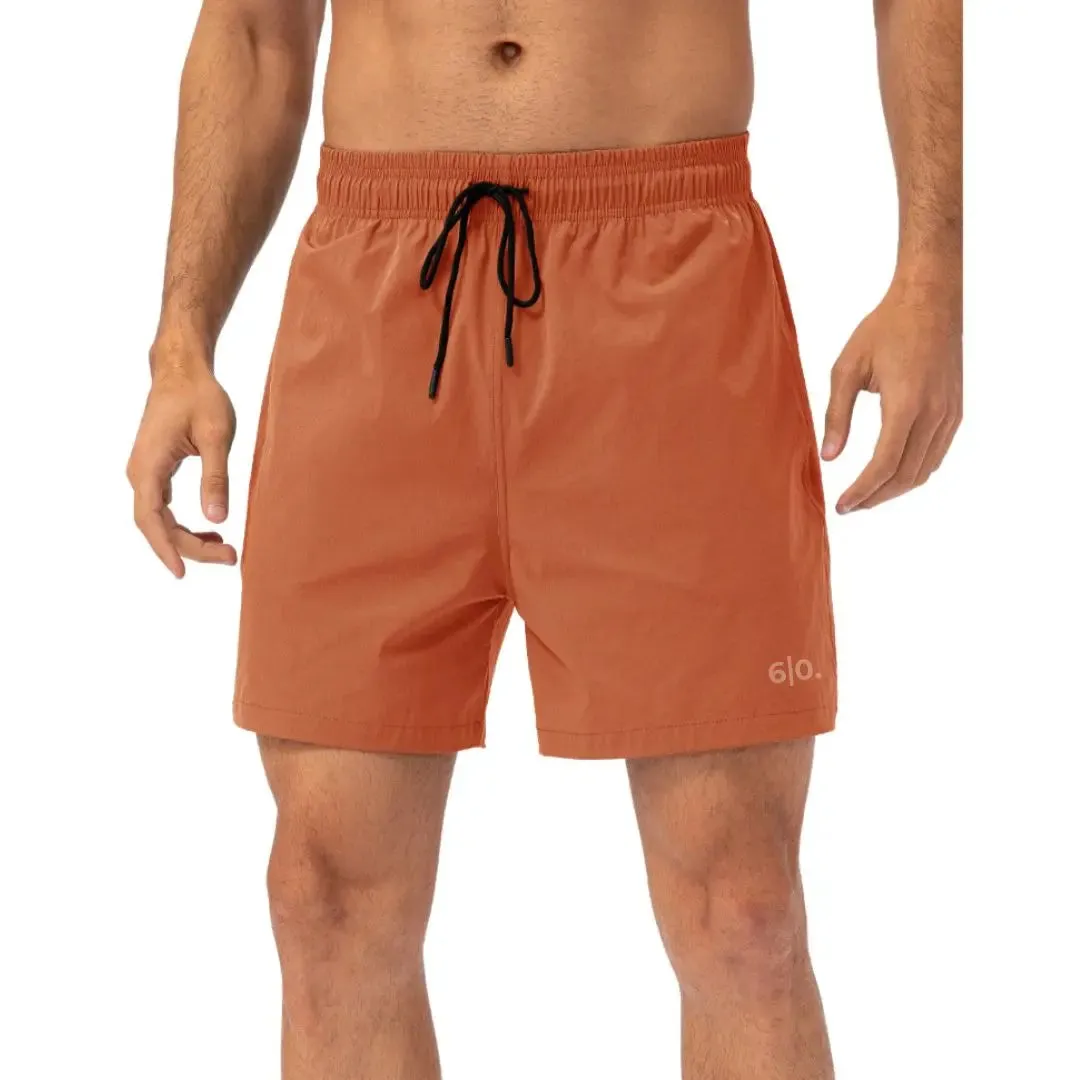 Black easy care material padel shorts for men