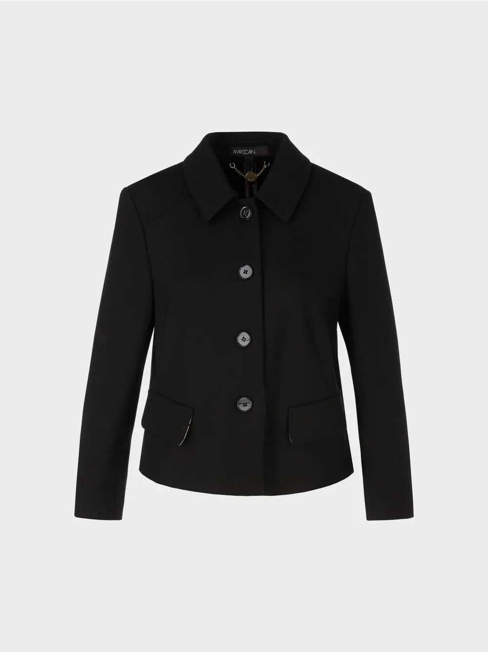 black short blazer