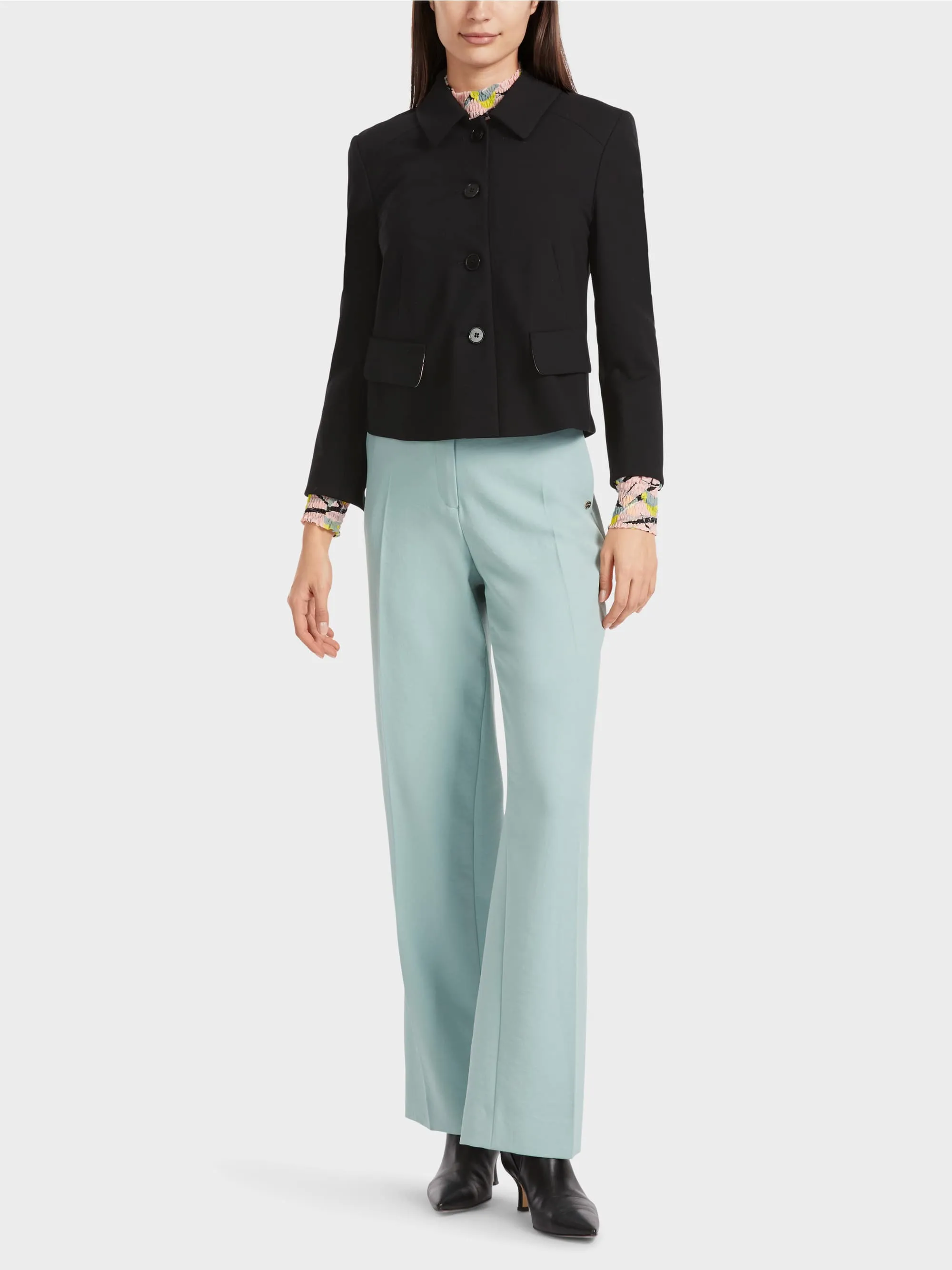 black short blazer