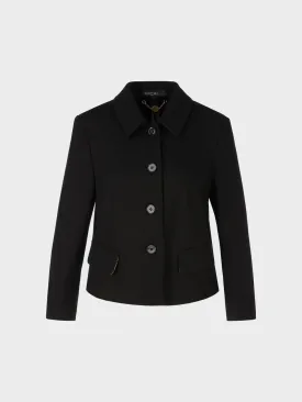 black short blazer