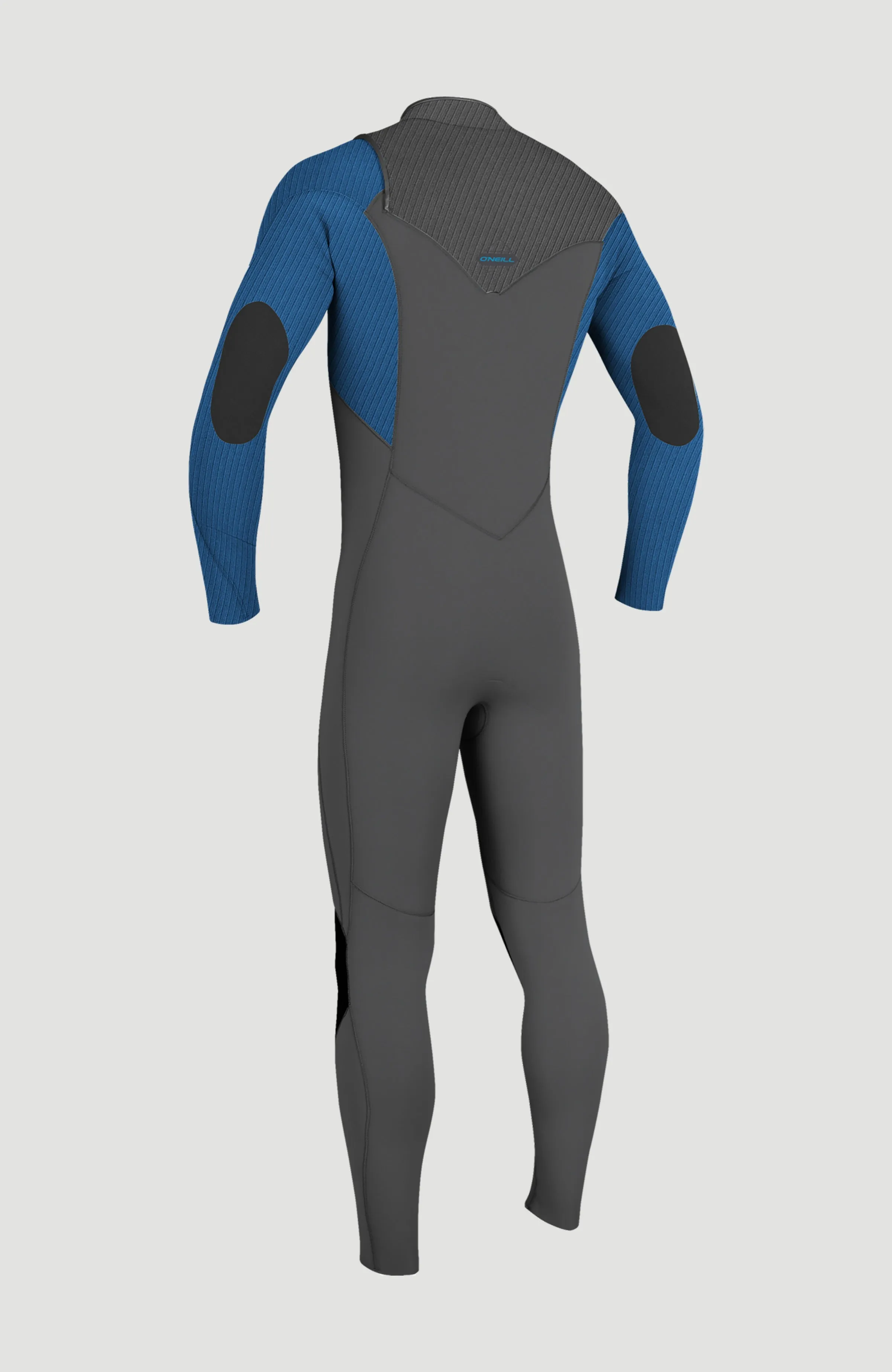 Hyperfreak 4/3mm  Chest Zip Full Wetsuit | GRAPHITE/SMOKE/BALI BLUE