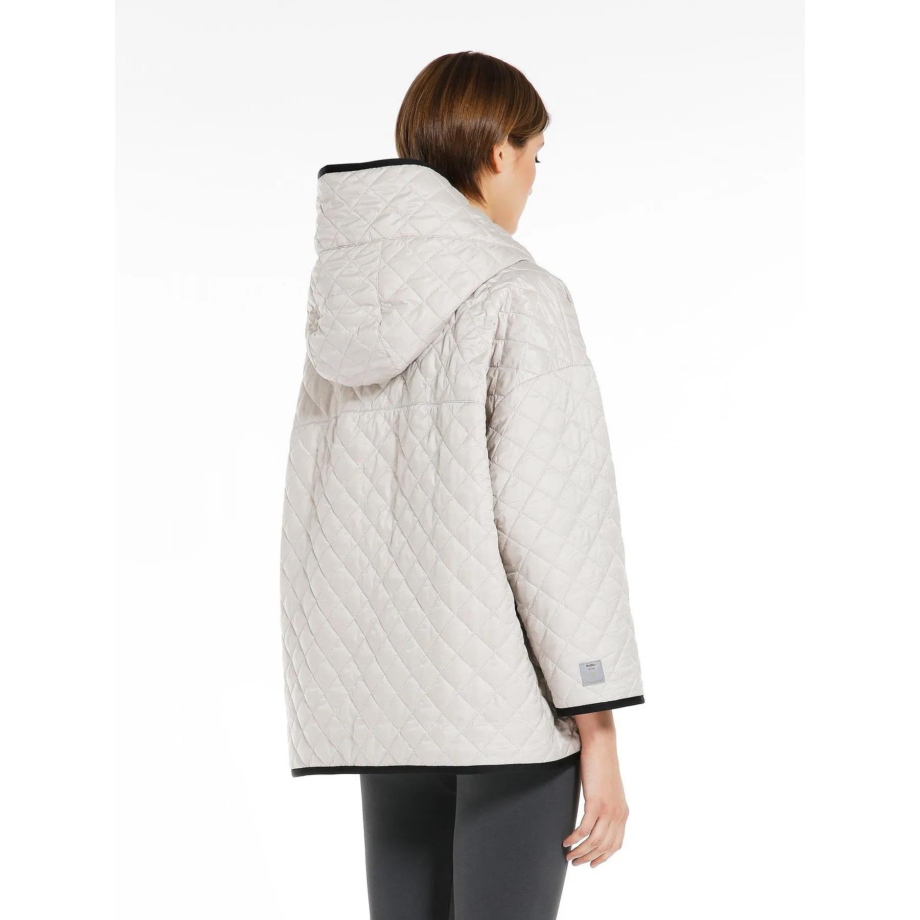 ice reversible short padded jacket