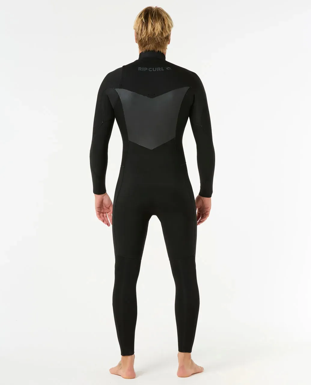 Rip Curl Men's Dawn Patrol 4/3 Chest Zip Wetsuit Black 157MFS-0090