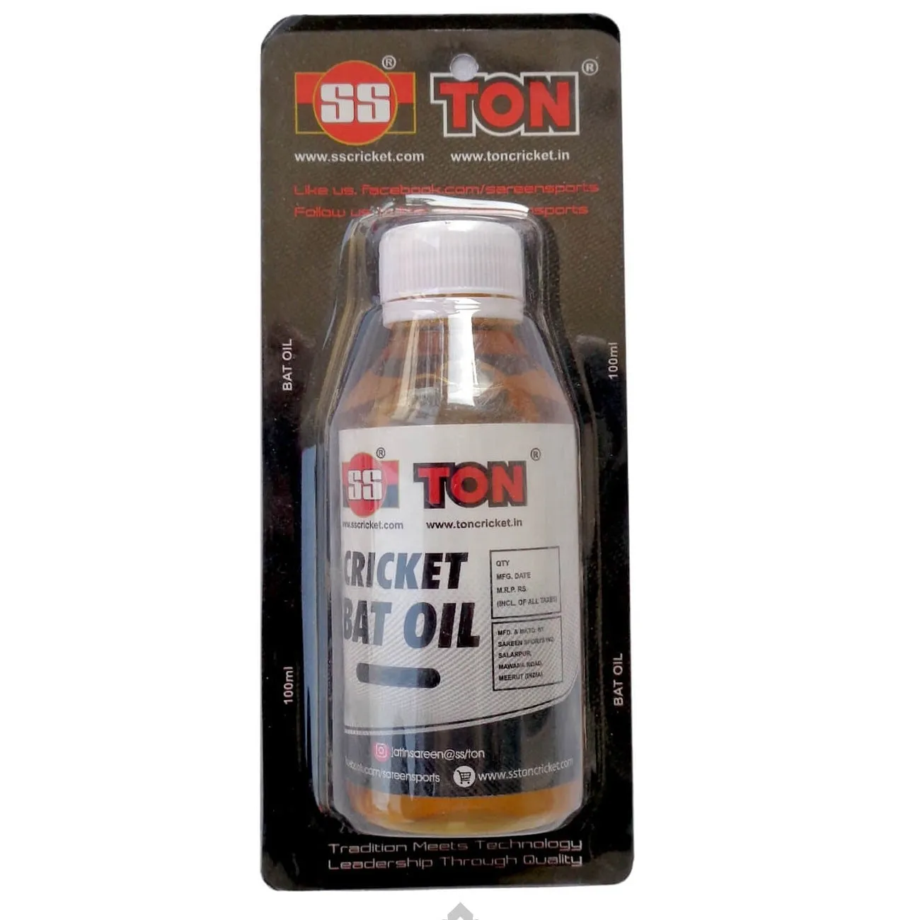 SAREEN SPORTS Cricket Bat Oil
