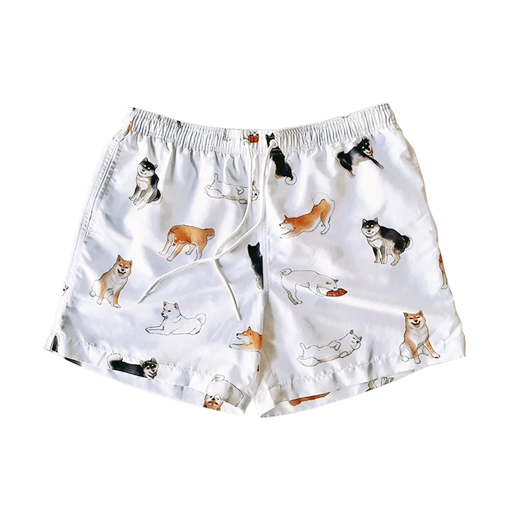 Shiba Inu Swim Trunks