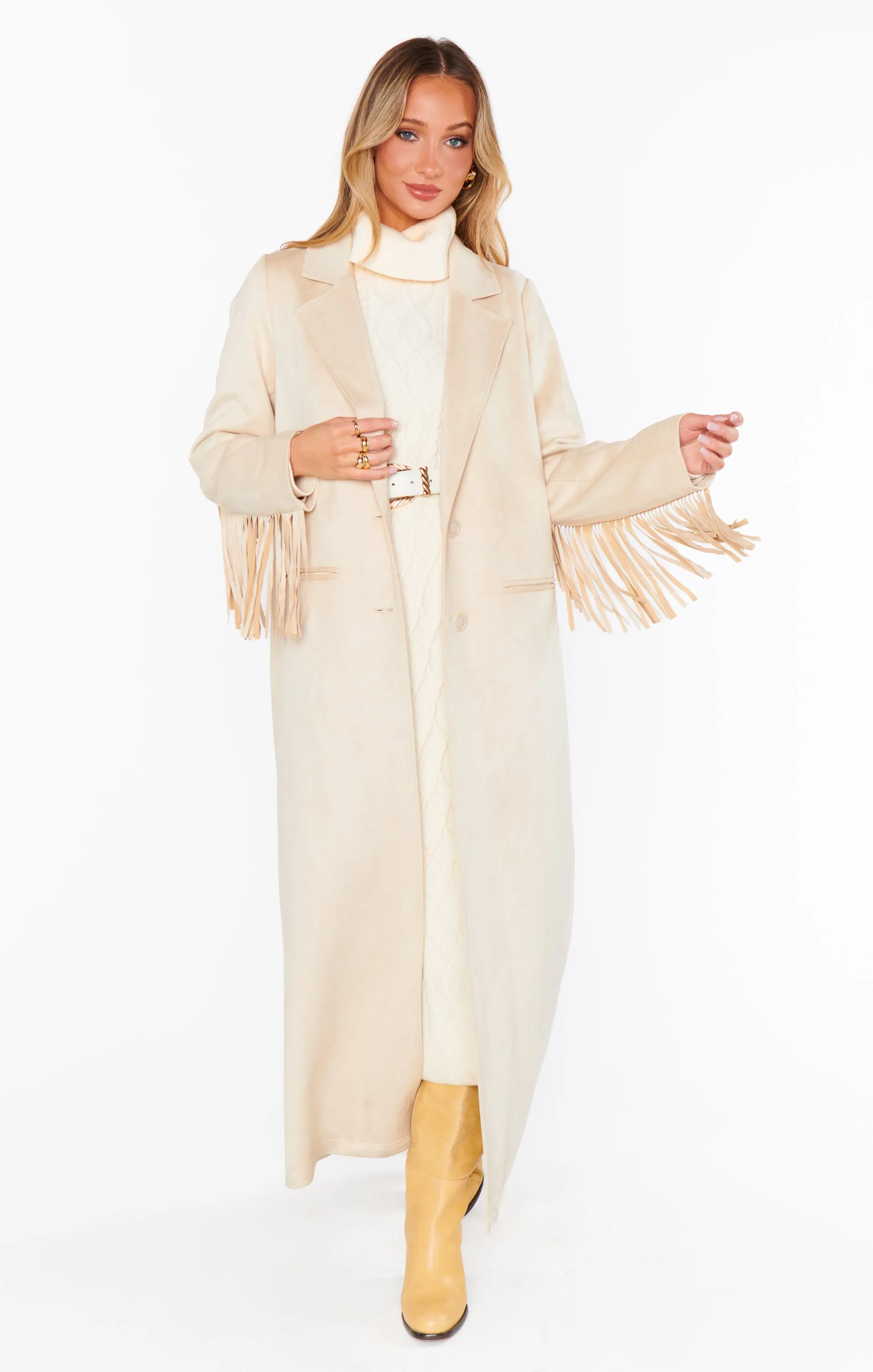Show Me Your Mumu 'Sierra Fringe Maxi Jacket'