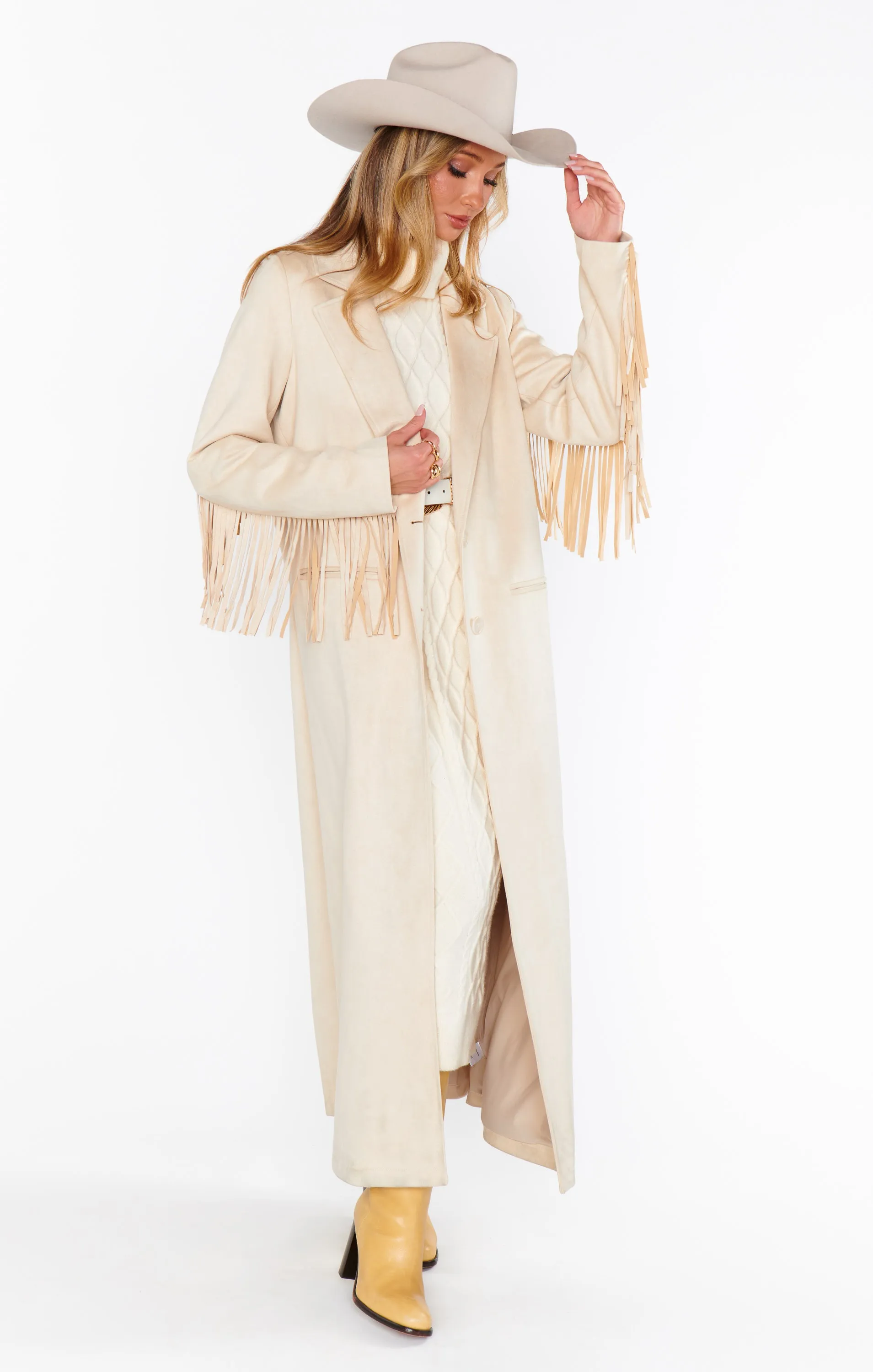 Show Me Your Mumu 'Sierra Fringe Maxi Jacket'