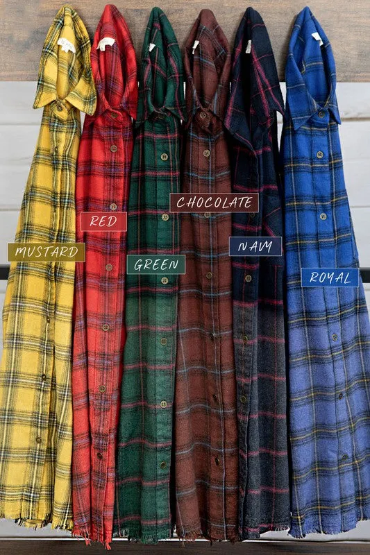 TWO-TONE BUTTON UP SHIRT